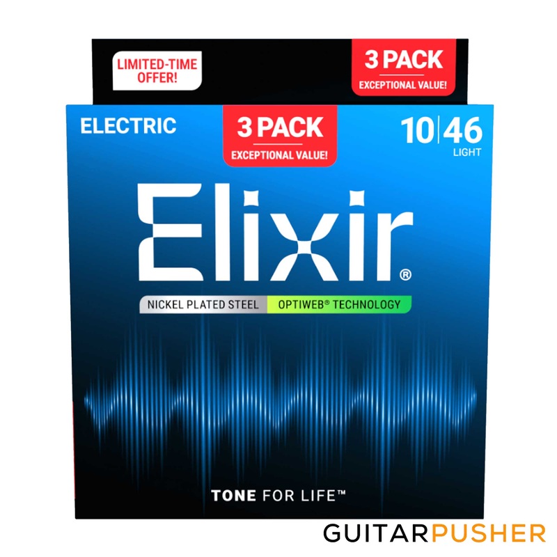 elixir-electric-nickel-plated-steel-electric-guitar-strings-with-optiweb-coating-light-10-13-17-26-36-46-3-pack Elixir Electric Nickel Plated Steel Electric Guitar Strings with Optiweb Coating - Light (10 13 17 26 36 46) 3-Pack