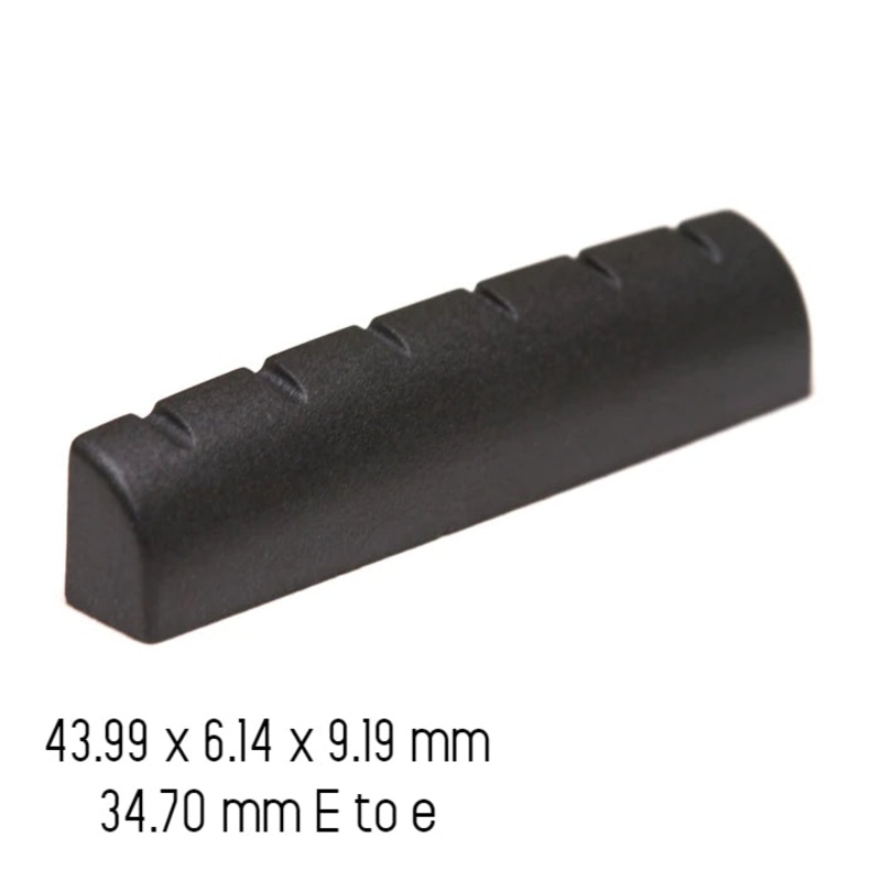 graphtech-black-tusq-xl-slotted-1-4-in-epiphone-style-lefty-pt-6060-l0-black Graphtech Black TUSQ XL Slotted 1/4 in. Epiphone Style - Lefty PT-6060-L0 Black