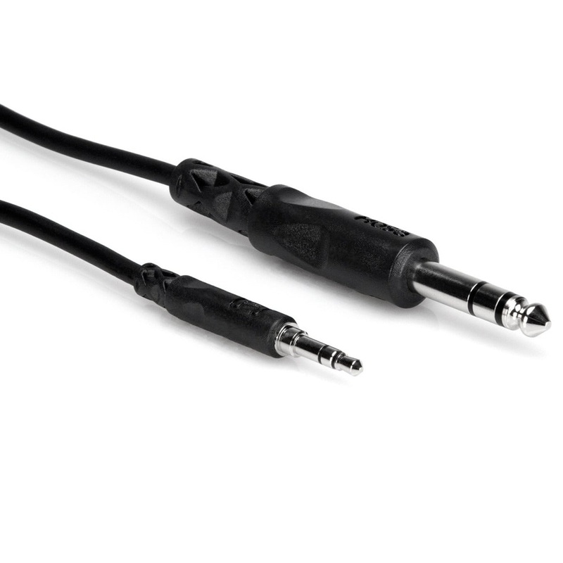 hosa-cms-105-stereo-interconnect-3-5mm-trs-to-1-4-in-trs-5-ft-loc-1d Hosa CMS-105 Stereo Interconnect 3.5mm TRS to 1/4 in TRS 5 ft (Loc:1D)