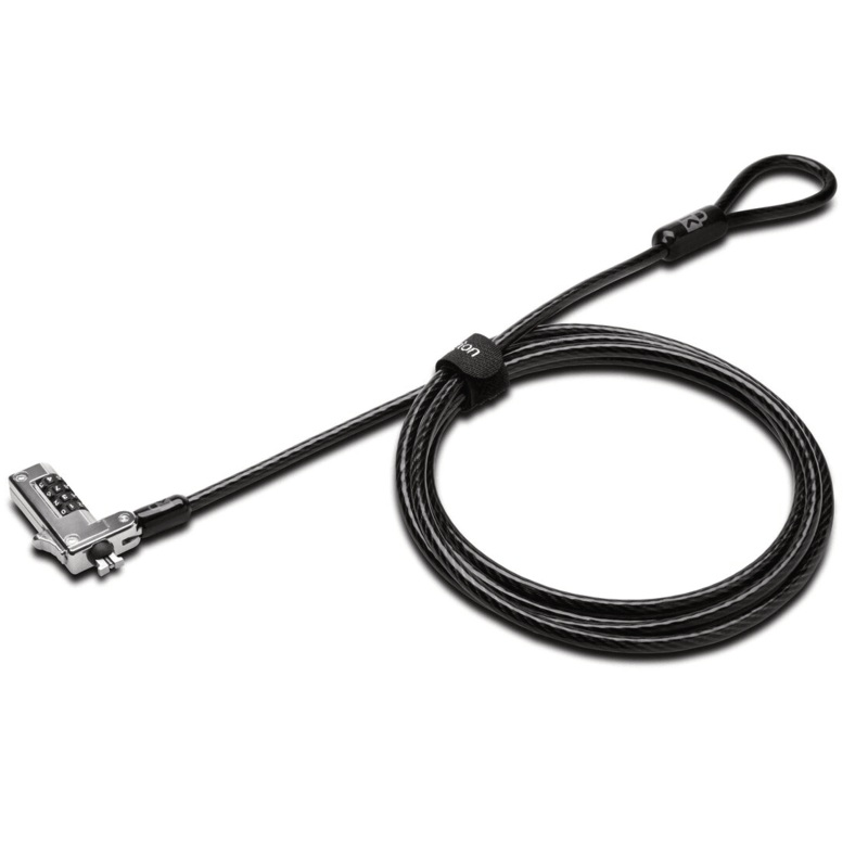 kensington-slim-combination-laptop-lock-resettable-black Kensington Slim Combination Laptop Lock Resettable Black