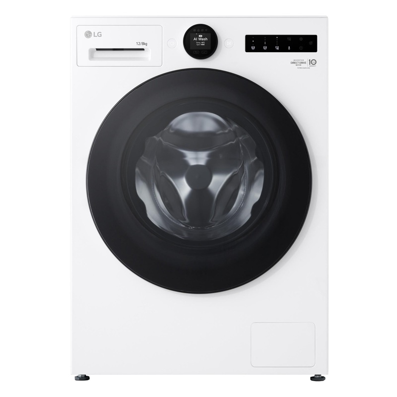 lg-wxc10-1412w-12kg-8kg-10-series-ai-front-load-washer-dryer-combo-white LG WXC10-1412W 12kg/8kg 10 Series AI Front Load Washer Dryer Combo (White)