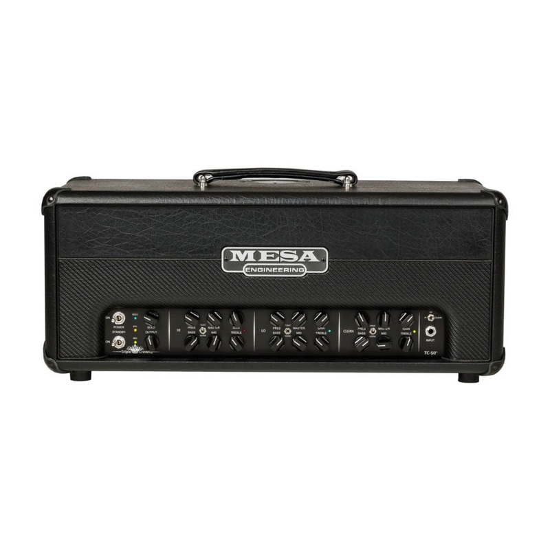 mesa-boogie-triple-crown-tc-50-electric-guitar-tube-amplifier-head-black-taurus Mesa Boogie Triple Crown TC-50 Electric Guitar Tube Amplifier Head - Black Taurus