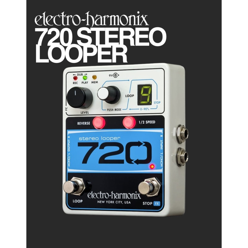 ehx-720-stereo-looper EHX 720 Stereo Looper