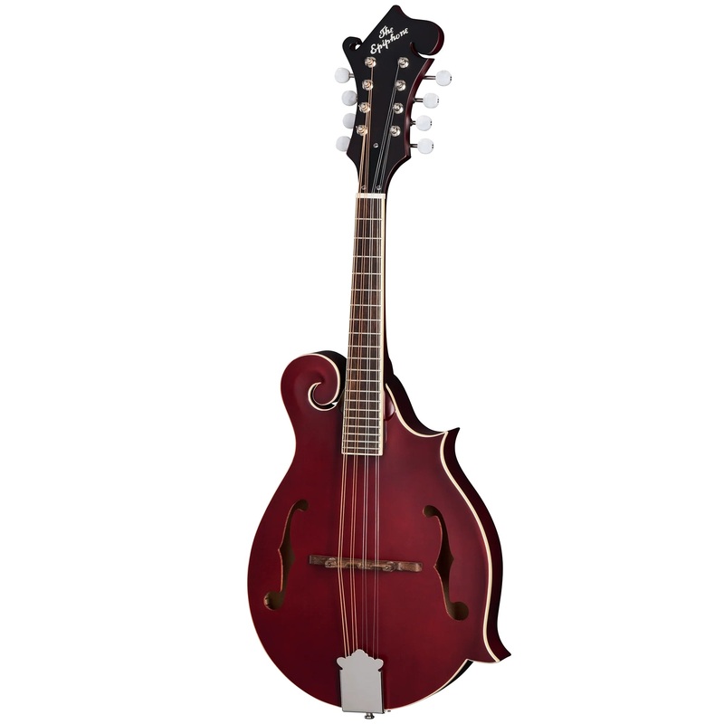 epiphone-eigmf5swrsnh1-f-5-studio-mandolin-wine-red-satin Epiphone EIGMF5SWRSNH1 F-5 Studio Mandolin - Wine Red Satin