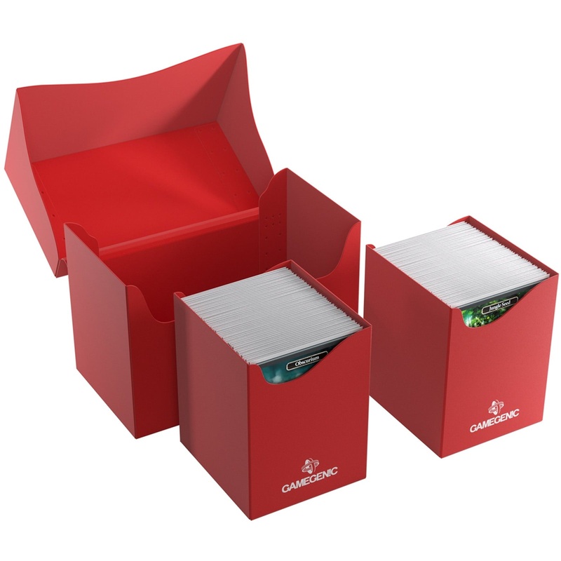 gamegenic-double-deck-holder-200-xl-red Gamegenic Double Deck Holder 200+ XL (Red)
