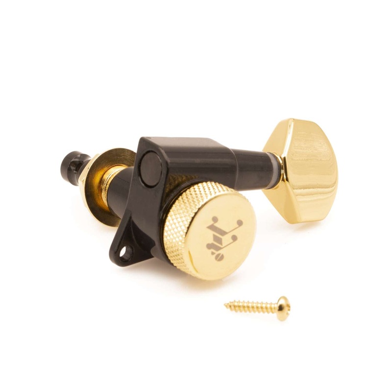 genuine-tone-ninja-20-1-locking-tuners-7-string-inline-set-black-and-gold Genuine Tone Ninja 20:1 Locking Tuners, 7 String Inline set, Black and Gold