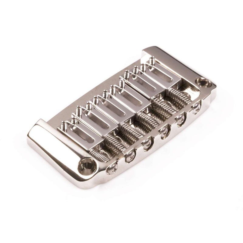 hipshot-ibanez-gibraltar-replacement-bridge-6-string-nickel-4ibg06n Hipshot Ibanez Gibraltar replacement Bridge 6 String Nickel 4IBG06N