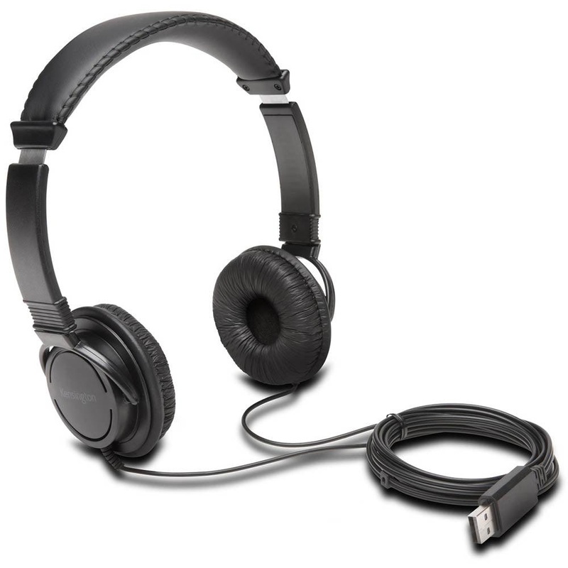 kensington-hi-fi-usb-headphones-black Kensington Hi-Fi Usb Headphones Black