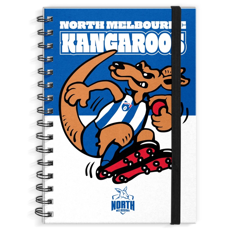 afl-north-melbourne-kangaroos-hardcover-a4-spiral-notebook AFL - North Melbourne Kangaroos Hardcover A4 Spiral Notebook