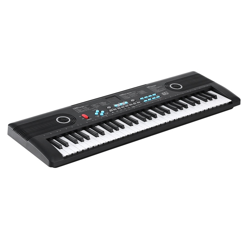 alpha-61-key-digital-piano-keyboard-electric-kids-gift-black Alpha 61-Key Digital Piano Keyboard Electric Kids Gift (Black)