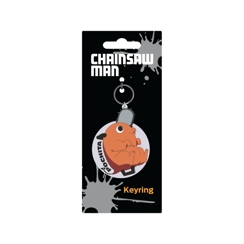 chainsaw-man-pochita-keyring Chainsaw Man - Pochita Keyring