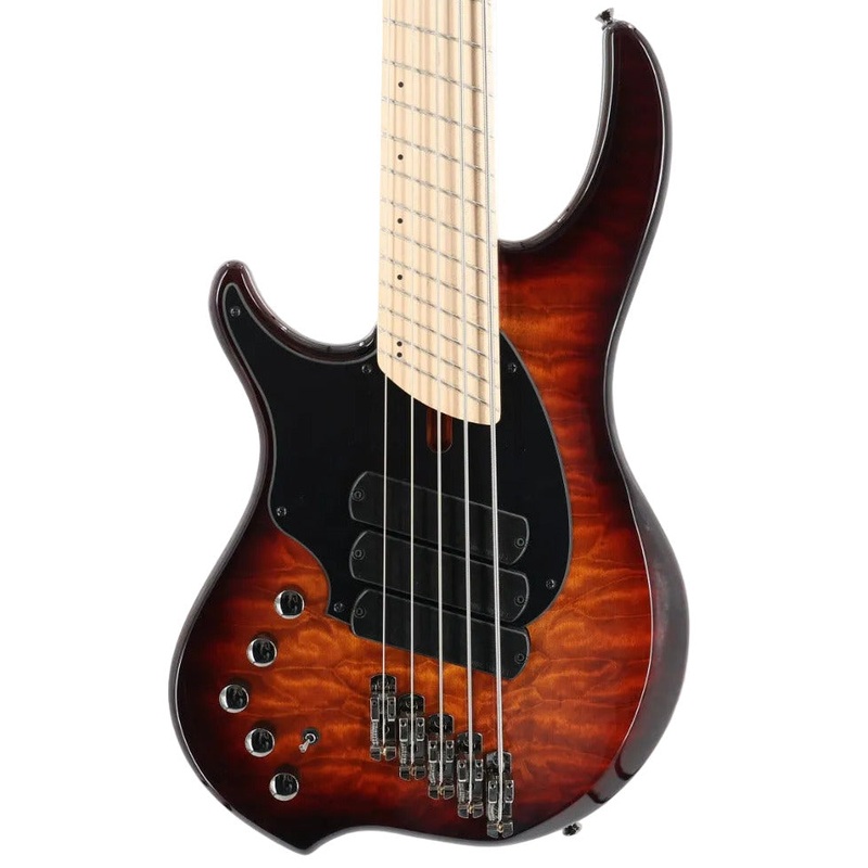 dingwall-left-handed-combustion-3x-5-string-multi-scale-bass-3-pickup-quilt-top-vintageburst-w-maple-fretboard Dingwall Left-Handed Combustion 3X 5-String Multi-Scale Bass - 3-Pickup Quilt Top Vintageburst w/Maple Fretboard