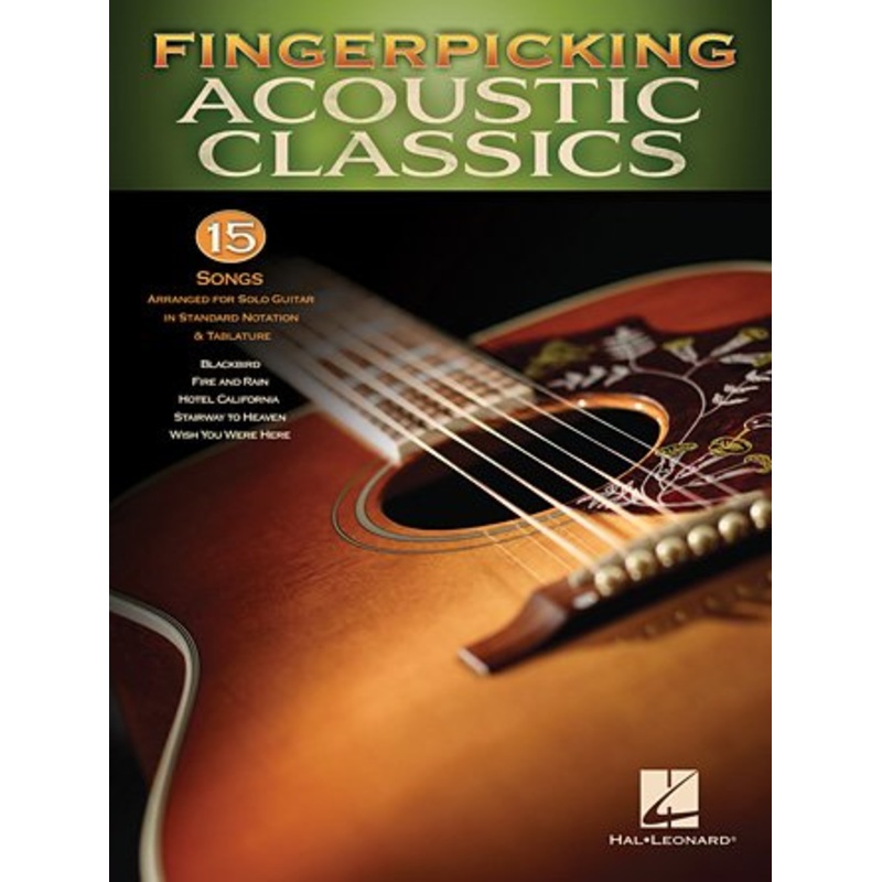 fingerpicking-acoustic-classics-15-songs-arranged-for-solo-guitar-in-standard-notation-tab-hl00160211 Fingerpicking Acoustic Classics 15 Songs Arranged for Solo Guitar in Standard Notation & Tab (HL00160211)