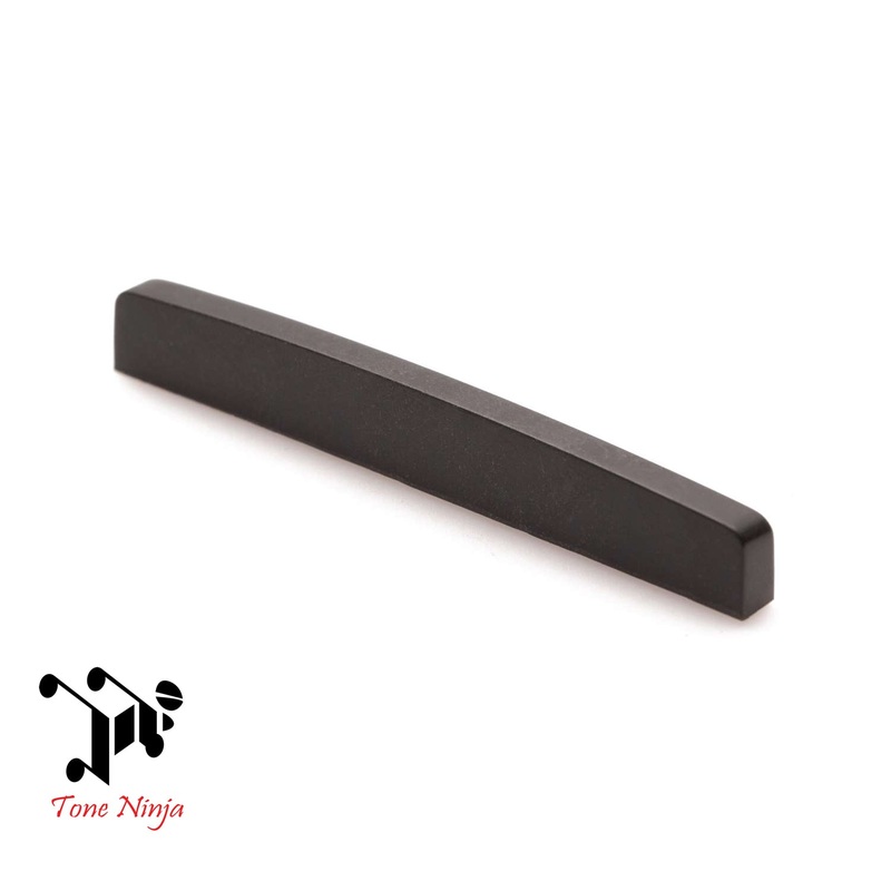 genuine-tone-ninja-blank-guitar-nut-black-blank-201-b1 Genuine Tone Ninja Blank Guitar Nut Black BLANK-201-B1