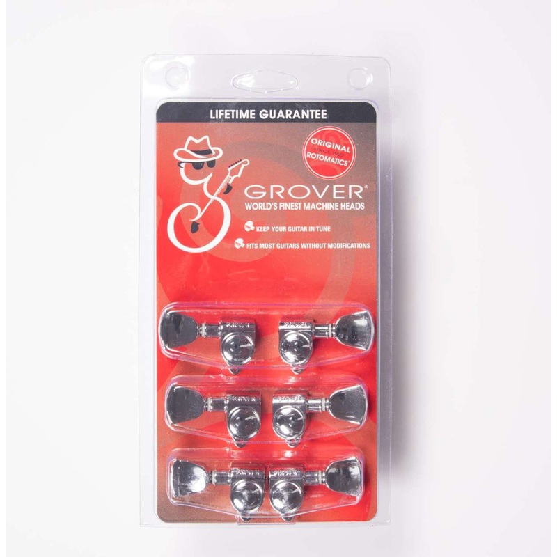 grover-102ck-original-rotomatic-3x3-chrome-tuners-keystone-button Grover 102CK Original Rotomatic 3x3 Chrome Tuners, Keystone button