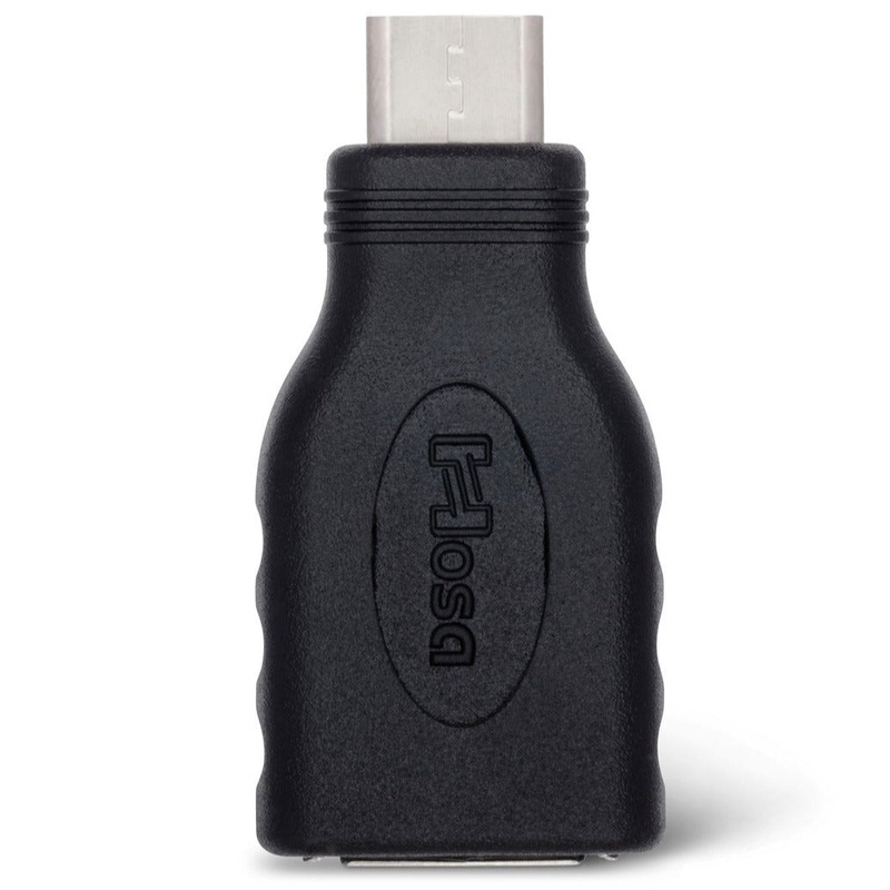 hosa-gsb-314-usb-adaptor-type-a-to-type-c Hosa GSB-314 USB Adaptor, Type A to Type C