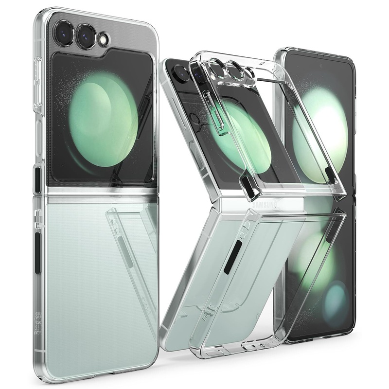 ishield-crystal-palace-clear-case-samsung-z-flip-5 iShield Crystal Palace Clear Case Samsung Z Flip 5