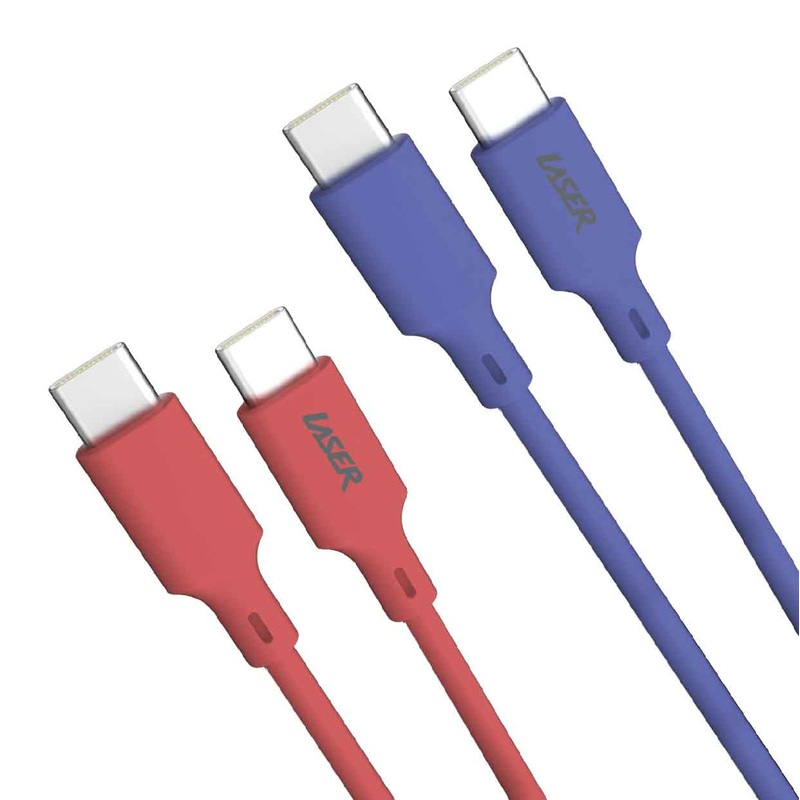 laser-2m-2-pack-usb-c-to-usb-c-cable-60w-red-blue Laser 2m (2-pack) USB-C to USB-C Cable 60W (Red/Blue)