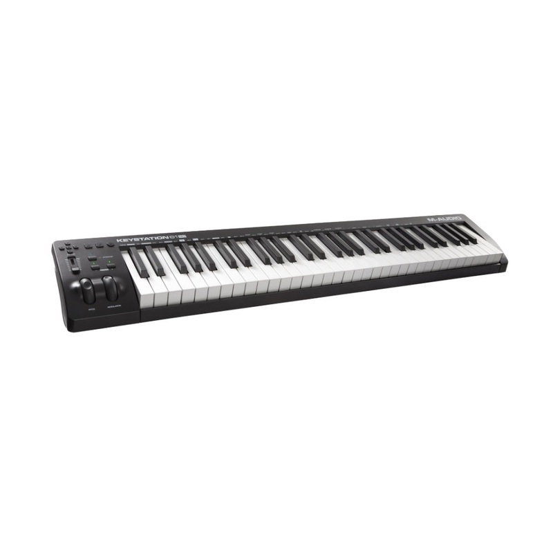 m-audio-semi-weighted-mk3-keystation-electronic-keyboard-usb-midi-connect-61-key M-Audio Semi-Weighted MK3 Keystation Electronic Keyboard USB-MIDI Connect 61 Key