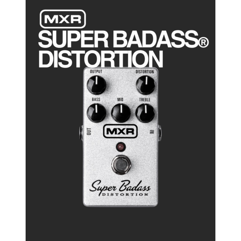 mxr-super-badass-distortion-guitar-effect-pedal MXR Super Badass Distortion Guitar Effect Pedal