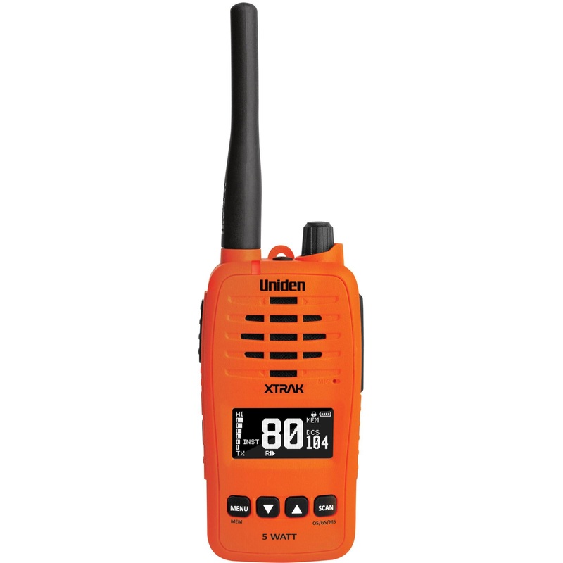 uniden-xtrak505-watt-waterproof-smart-uhf-handheld-radio-orange Uniden XTRAK505 Watt Waterproof Smart UHF Handheld Radio (Orange)
