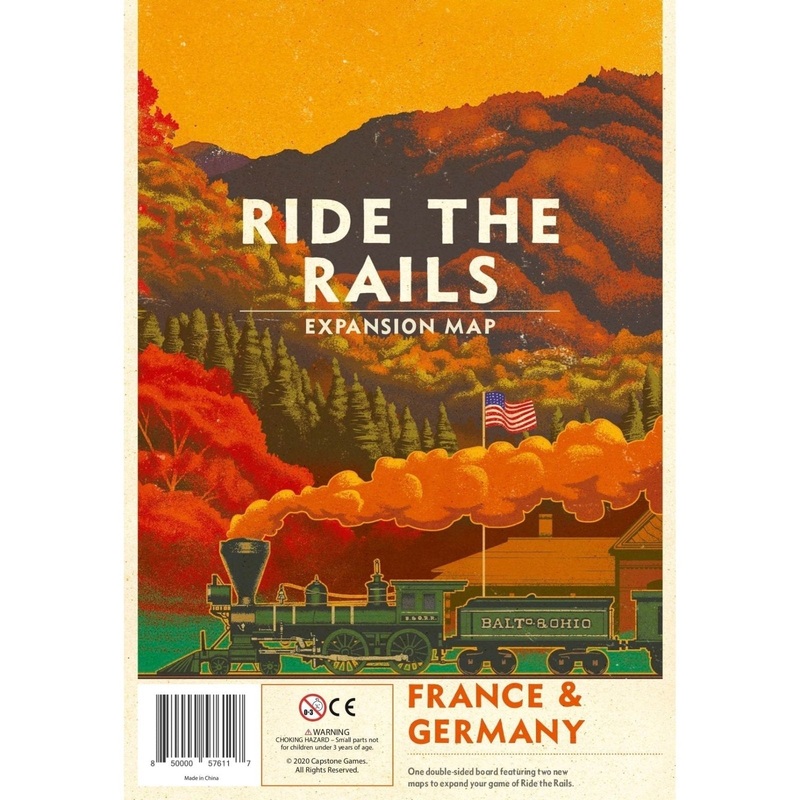 capstone-games-ride-the-rails-france-germany-board-game Capstone Games Ride the Rails: France & Germany Board Game