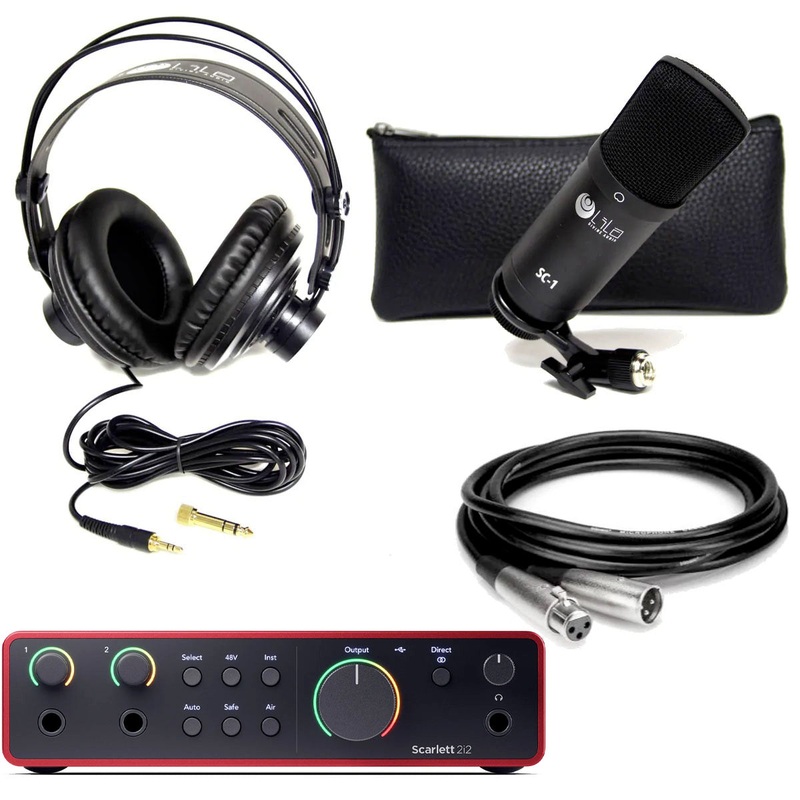 easy-music-center-scarlett2i24g-bundle-duo-studio-bundle Easy Music Center SCARLETT2I24G-BUNDLE Duo Studio Bundle