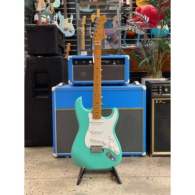 fender-2022-vintera-50s-strat-modded-w-bag-sea-foam-green Fender 2022 Vintera 50s Strat *modded* w/bag | Sea Foam Green
