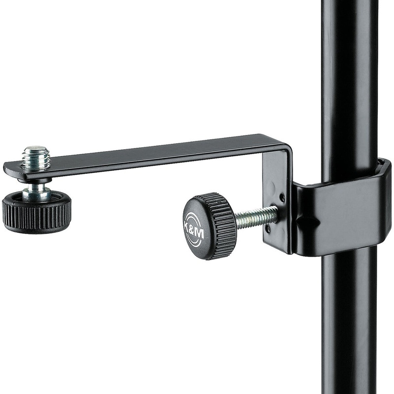 k-m-km238-stand-mounted-microphone-holder K&M KM238 Stand Mounted Microphone Holder