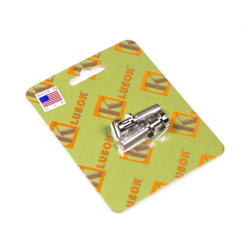 kluson-metric-stop-tailpiece-studs-2-steel-0-781-inch-chrome-usa-made Kluson Metric Stop Tailpiece Studs (2) Steel 0.781 Inch Chrome (USA Made)