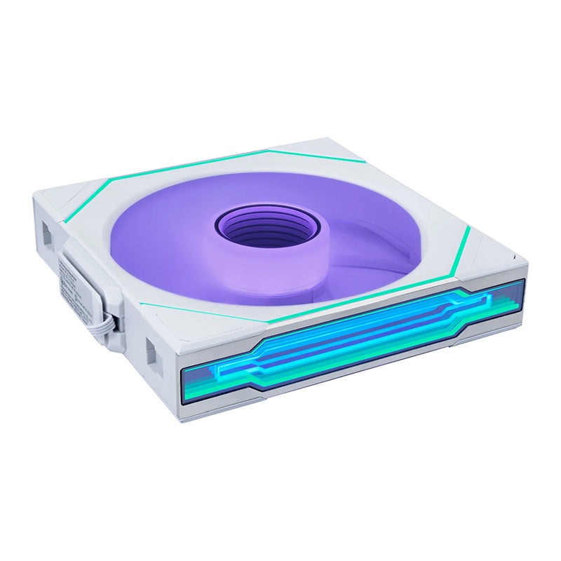 lian-li-uni-fan-sl-infinity-140mm-wireless-reverse-blade-argb-1700rpm-pwm-fan-white-14rslin1w1w Lian Li Uni Fan SL-INFINITY 140mm Wireless Reverse Blade ARGB 1700RPM PWM Fan - White (14RSLIN1W1W)