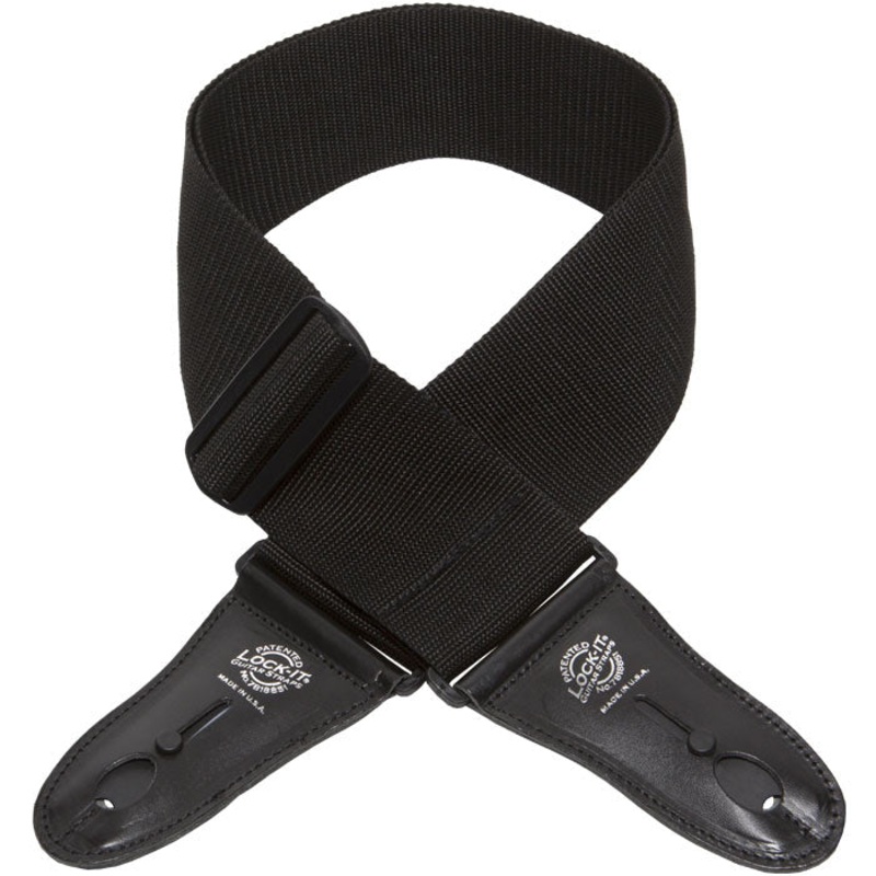 lock-it-straps-lis-012p3-blk-3-poly-pro-strap-w-lock-it-leather-ends-black Lock-It Straps LIS-012P3-BLK 3" Poly Pro Strap w/ Lock-It Leather Ends, Black