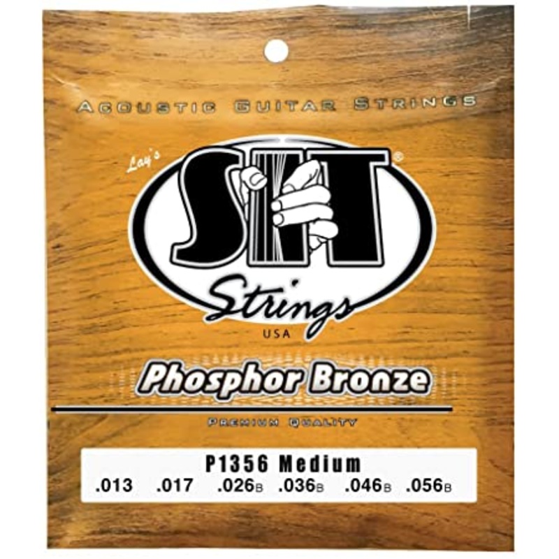 sit-p1356-medium-gauge-phosphor-bronze-acoustic-guitar-strings-13-56 SIT P1356 Medium Gauge Phosphor Bronze Acoustic Guitar Strings - 13-56