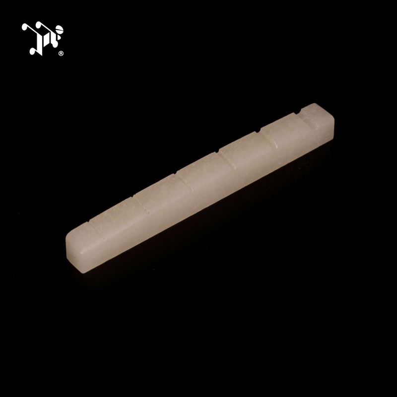 tone-ninja-genuine-lubricated-bone-slotted-nut-flat-bottomed-42mm-white Tone Ninja Genuine Lubricated Bone Slotted Nut Flat bottomed 42mm White