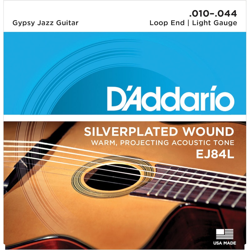 d-addario-ej84l-gypsy-jazz-acoustic-guitar-strings-loop-end-light-10-44 D'Addario EJ84L Gypsy Jazz Acoustic Guitar Strings, Loop End, Light, 10-44