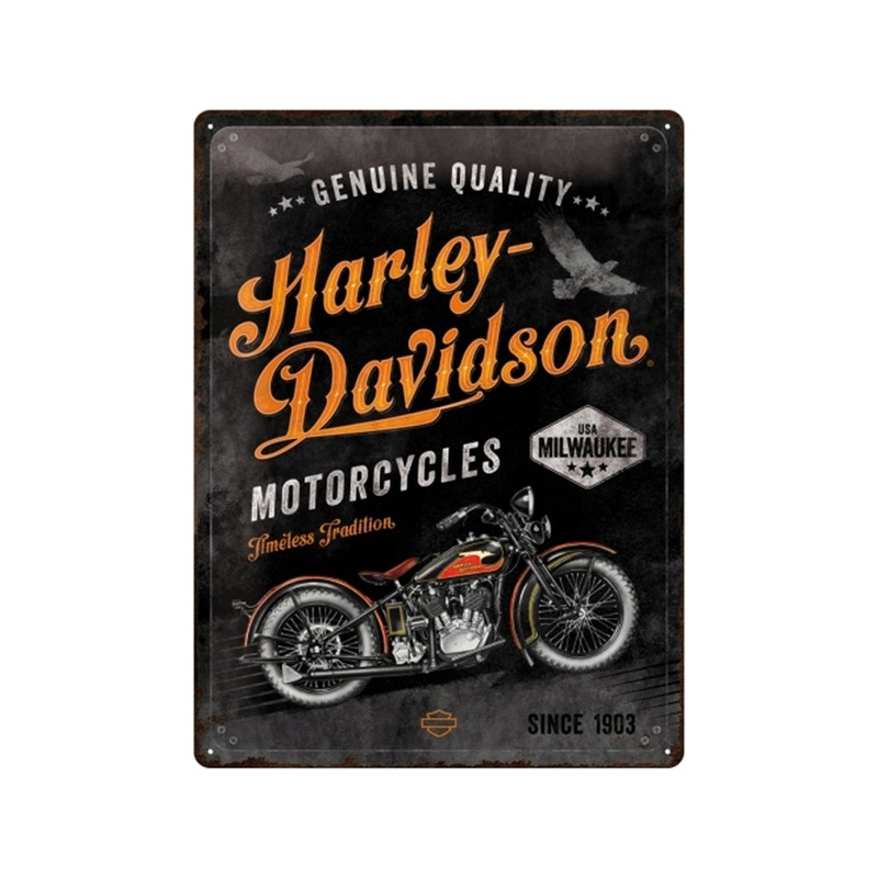 nostalgic-art-harley-timeless-tradition-30x40cm-large-metal-tin-sign-plaque Nostalgic-Art Harley Timeless Tradition 30x40cm Large Metal Tin Sign Plaque