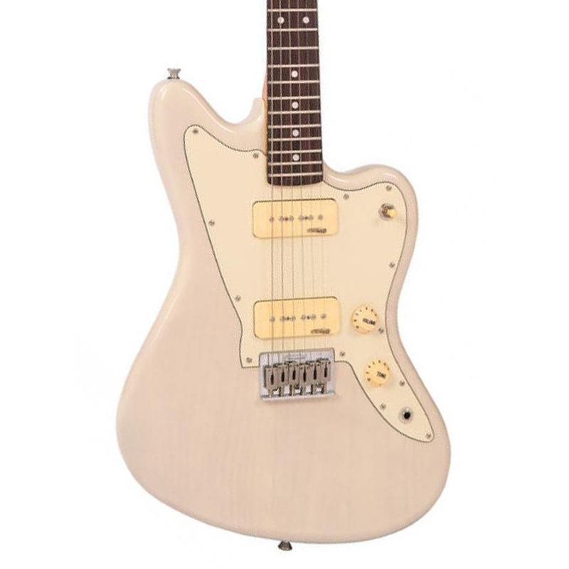 vintage-v65h-reissue-hard-tail-offset-electric-guitar-blonde Vintage V65H Reissue Hard Tail Offset Electric Guitar - Blonde