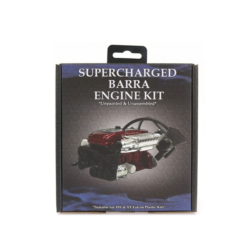 dda-1-24-ford-xw-xy-barra-6-cylinder-engine-supercharged-plastic-kit-accessory DDA 1:24 Ford XW/XY Barra 6 Cylinder Engine Supercharged Plastic Kit Accessory