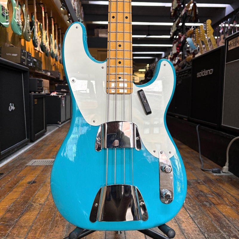 fender-custom-shop-namm-limited-edition-1955-precision-bass-deluxe-closet-classic-faded-taos-turquoise-w-tweed-case Fender Custom Shop NAMM Limited Edition 1955 Precision Bass Deluxe Closet Classic Faded Taos Turquoise w/Tweed Case