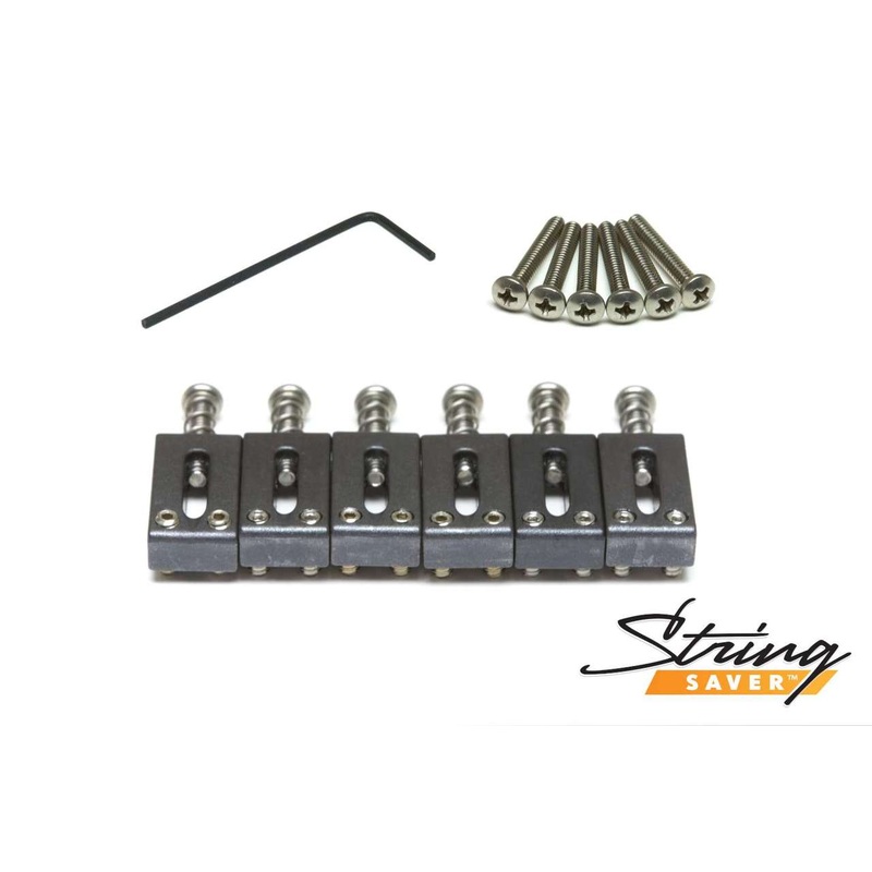 graph-tech-string-saver-electrically-conductive-strat-and-tele-2-1-16 Graph Tech String Saver Electrically Conductive Strat and Tele 2-1/16"