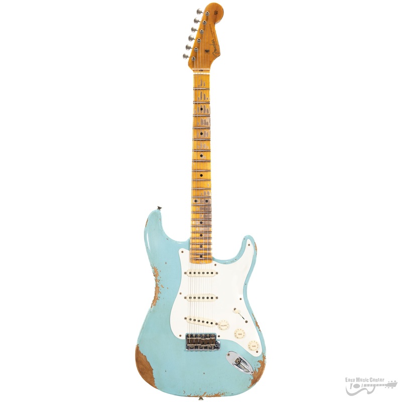 fender-923-5001-609-custom-shop-cz565109-1956-ltd-strat-heavy-relic-aged-daphne-blue Fender 923-5001-609 Custom Shop (#CZ565109), 1956 LTD Strat, Heavy Relic, Aged Daphne Blue