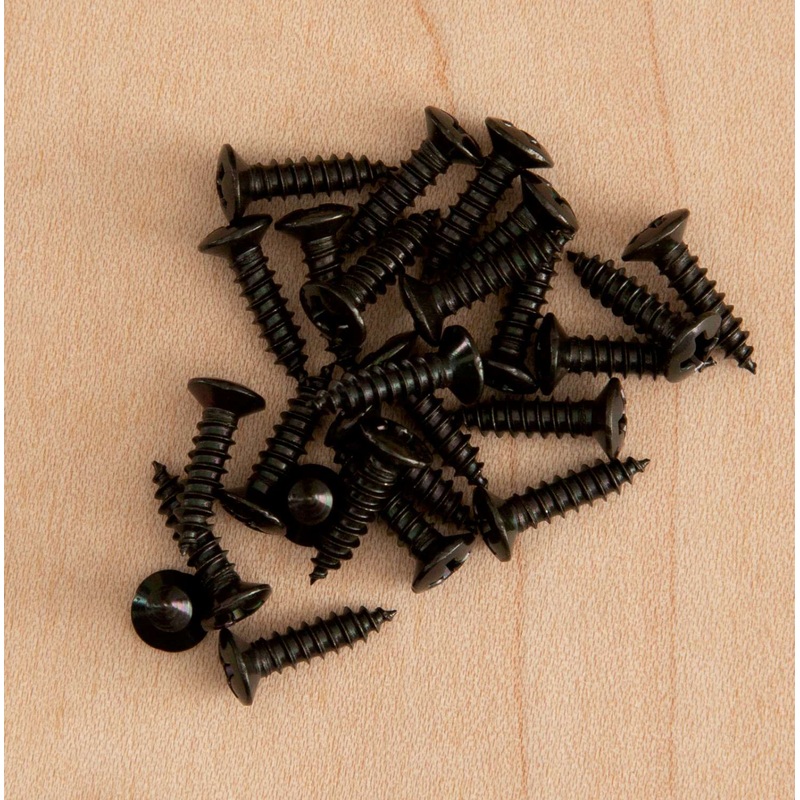 genuine-tone-ninja-pickguard-screws-for-fender-25-pack-black Genuine Tone Ninja Pickguard Screws for Fender, (25 pack), Black