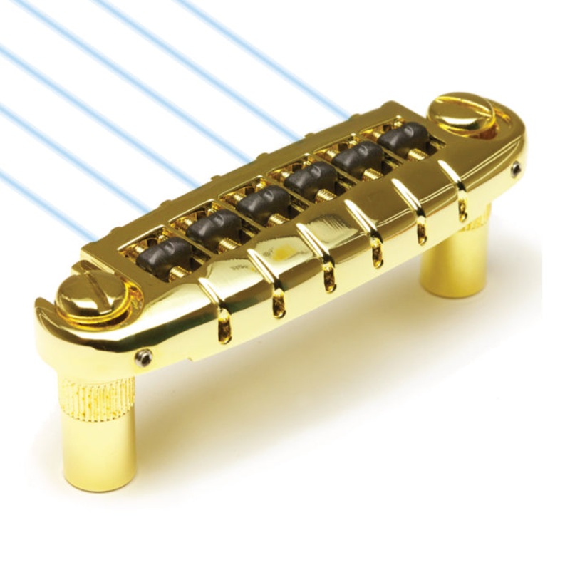 graph-tech-ghost-loaded-resomax-nw1-wraparound-bridge-gold Graph Tech Ghost loaded Resomax NW1 Wraparound Bridge - Gold
