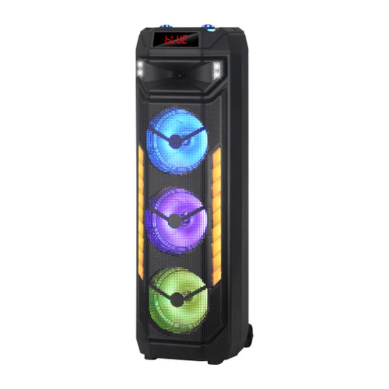 laser-wireless-tower-speaker-40w-with-led-lights-black Laser Wireless Tower Speaker 40W with LED Lights (Black)