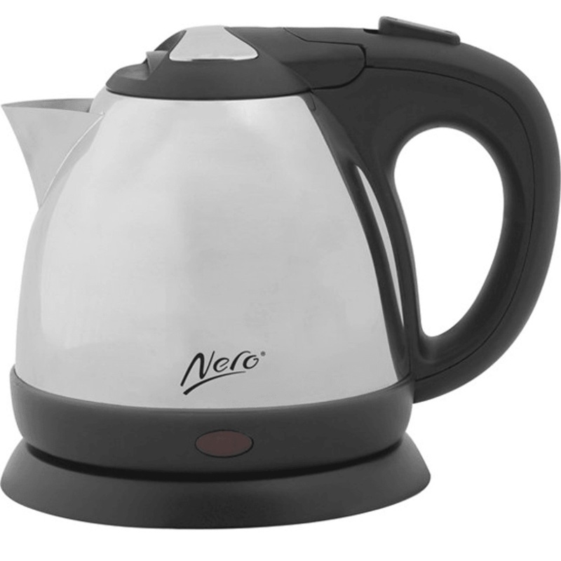 nero-delia-stainless-steel-kettle-0-8l-compact-small Nero Delia Stainless Steel Kettle 0.8L Compact Small