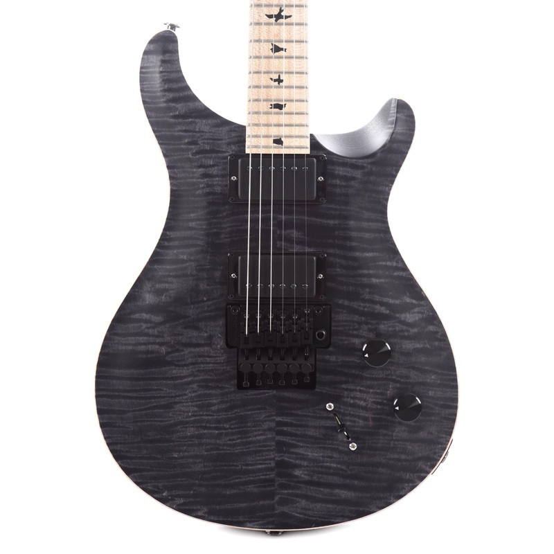 paul-reed-smith-dustie-waring-ce24-floyd-guitar-grey-black-satin Paul Reed Smith Dustie Waring CE24 Floyd Guitar - Grey Black Satin