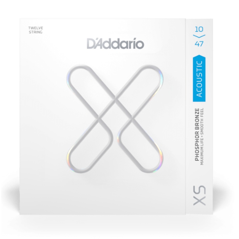 d-addario-xsapb1047-12-12-string-xs-phosphor-bronze-coated-acoustic-guitar-strings-light-12-string-10-47 D'Addario XSAPB1047-12, 12-String XS Phosphor Bronze Coated Acoustic Guitar Strings- Light 12-String 10-47