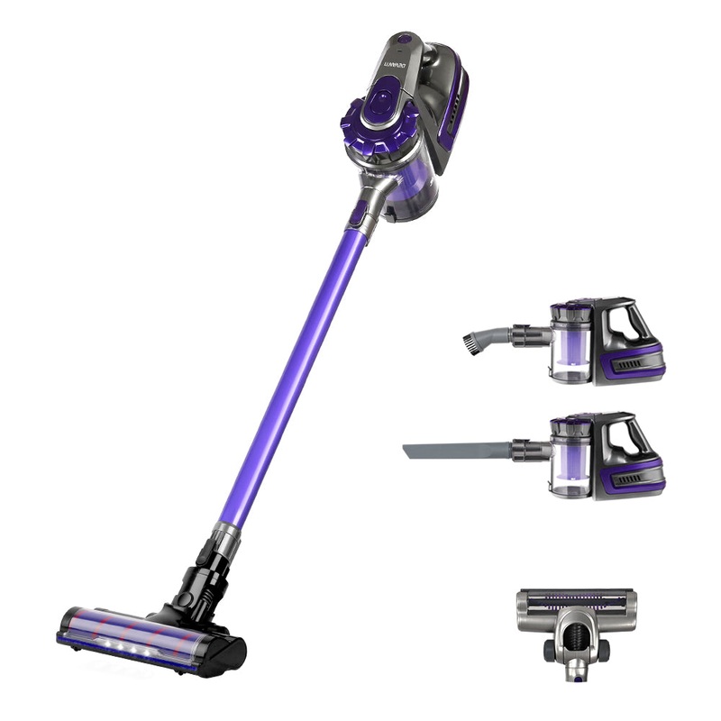 devanti-stick-vacuum-cleaner-cordless-roller-brush-150w-purple Devanti Stick Vacuum Cleaner Cordless Roller Brush 150W Purple