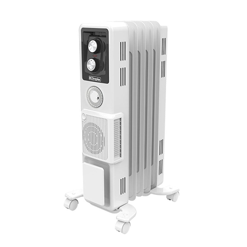dimplex-portable-1500w-63-5cm-warm-oil-column-heater-with-timer-turbo-fan-white Dimplex Portable 1500W/63.5cm Warm Oil Column Heater with Timer & Turbo Fan White