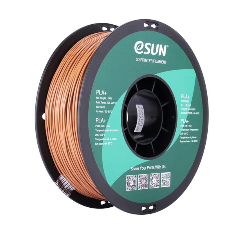 esun-pla-hs-high-speed-3d-print-filament-1-75mm-1kg-light-brown eSUN PLA+ HS High Speed 3D Print Filament 1.75mm 1kg - Light Brown